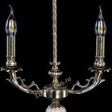 Бронзовая настольная лампа Антик №2 с камнем в Кирове