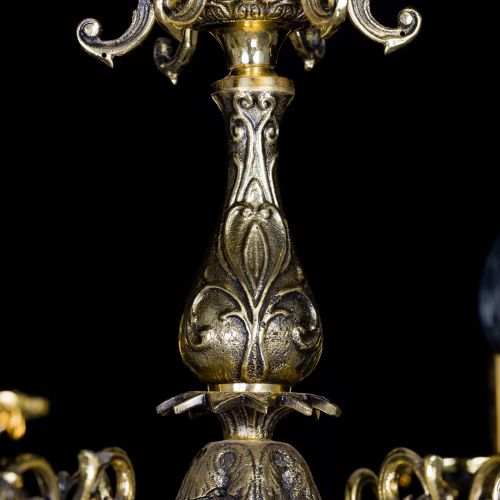 Люстра бронзовая Олимпия №6/3 баден в Кирове Гусь Хрустальный