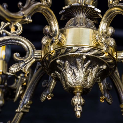 Люстра бронзовая Олимпия №6/3 баден в Кирове Гусь Хрустальный