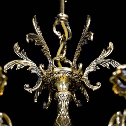 Люстра бронзовая Олимпия №6/3 баден в Кирове Гусь Хрустальный