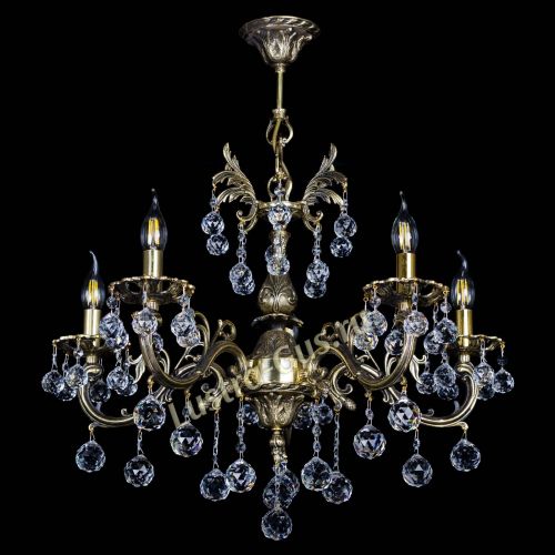 Люстра бронзовая Олимпия №5/1 шар в Кирове Гусь Хрустальный