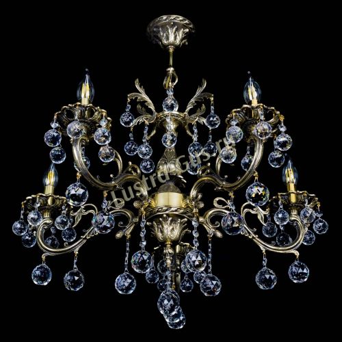 Люстра бронзовая Олимпия №5/1 шар в Кирове Гусь Хрустальный