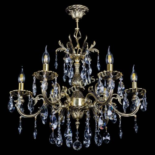 Люстра бронзовая Олимпия №6/1 лучик в Кирове Гусь Хрустальный