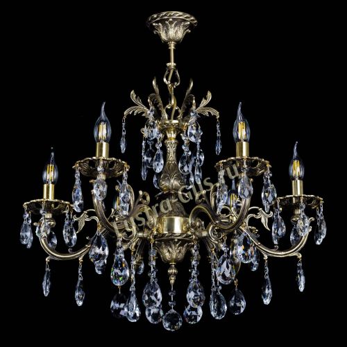 Люстра бронзовая Олимпия №6/1 журавлик в Кирове Гусь Хрустальный