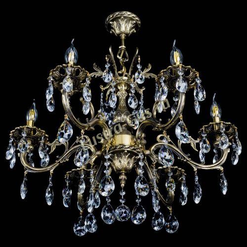 Люстра бронзовая Олимпия №6/1 журавлик в Кирове Гусь Хрустальный