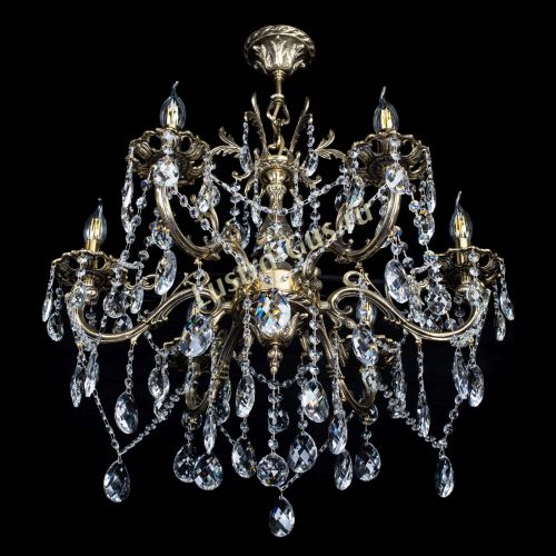 Люстра бронзовая Олимпия №6/3 баден в Кирове Гусь Хрустальный