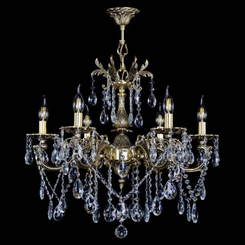 Люстра бронзовая Олимпия №6/3 журавлик в Кирове Гусь Хрустальный