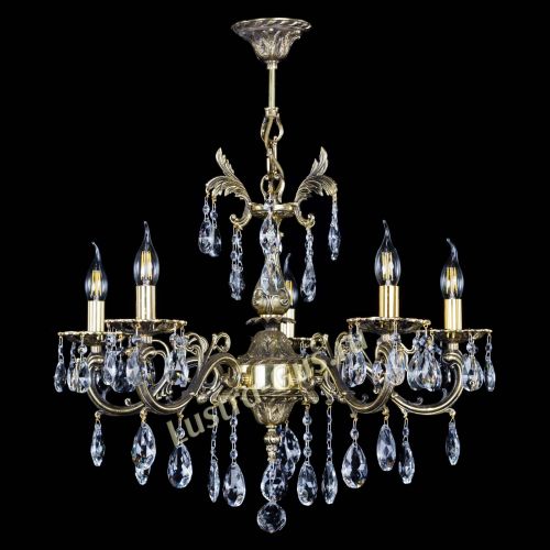 Люстра бронзовая Олимпия №5/1 журавлик в Кирове Гусь Хрустальный