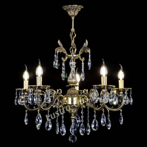 Люстра бронзовая Олимпия №5/1 журавлик в Кирове Гусь Хрустальный