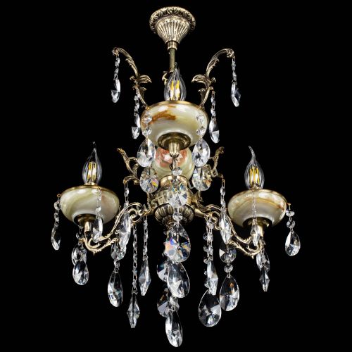 Люстра бронзовая Оникс №3/1 лучик в Кирове Гусь Хрустальный