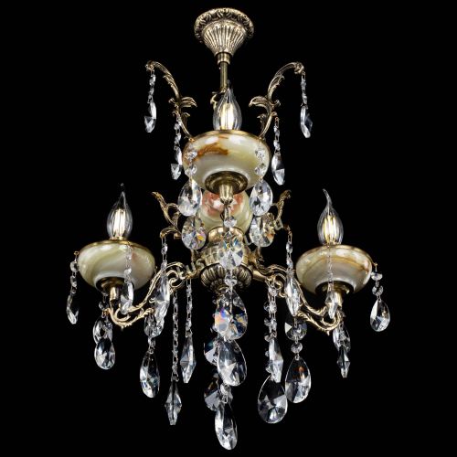 Люстра бронзовая Оникс №3/1 лучик в Кирове Гусь Хрустальный