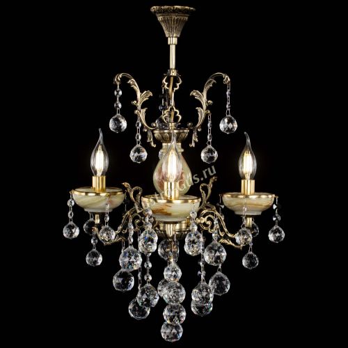 Люстра бронзовая Оникс №3/1 шар в Кирове Гусь Хрустальный