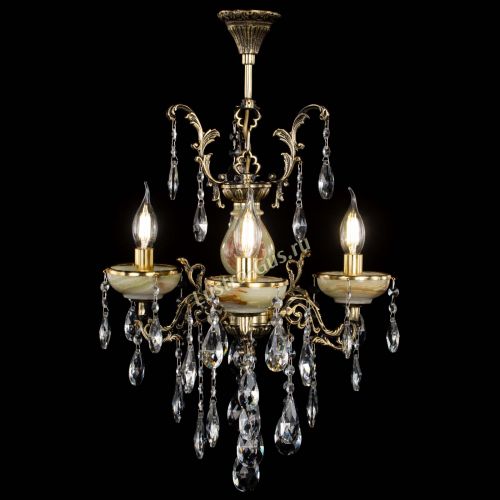 Люстра бронзовая Оникс №3/1 журавлик в Кирове Гусь Хрустальный