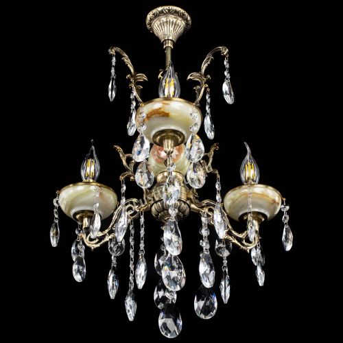 Люстра бронзовая Оникс №3/1 журавлик в Кирове Гусь Хрустальный