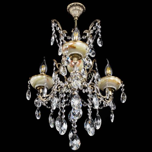 Люстра бронзовая Оникс №3/2 баден в Кирове Гусь Хрустальный