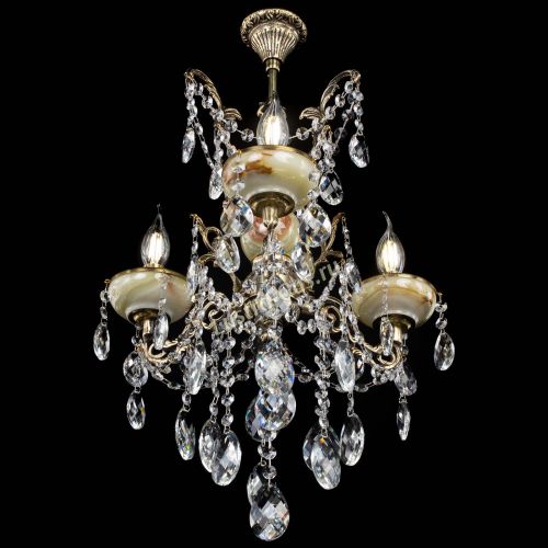 Люстра бронзовая Оникс №3/2 баден в Кирове Гусь Хрустальный