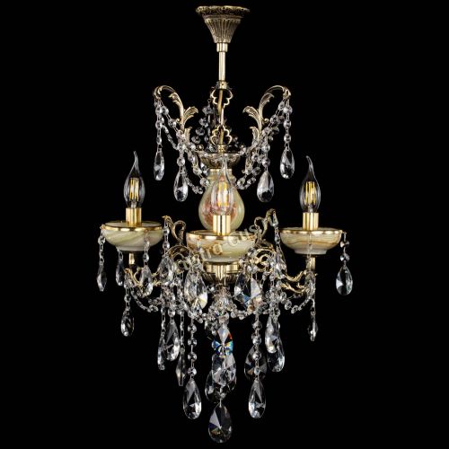 Люстра бронзовая Оникс №3/2 лучик в Кирове Гусь Хрустальный