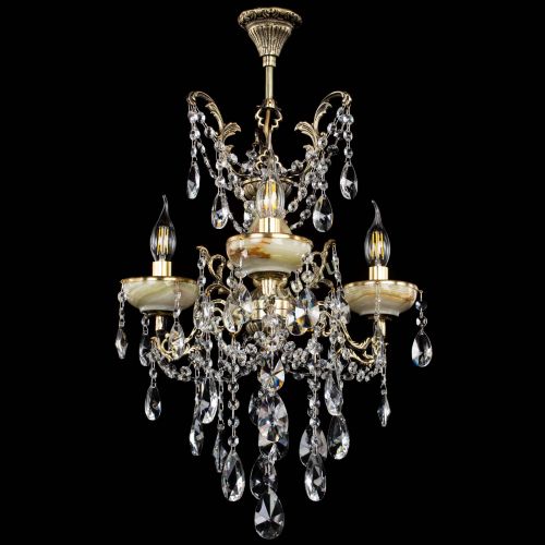 Люстра бронзовая Оникс №3/2 лучик в Кирове Гусь Хрустальный