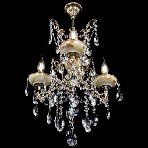 Люстра бронзовая Оникс №3/2 лучик в Кирове Гусь Хрустальный