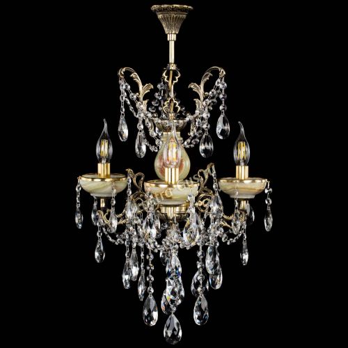 Люстра бронзовая Оникс №3/2 журавлик в Кирове Гусь Хрустальный