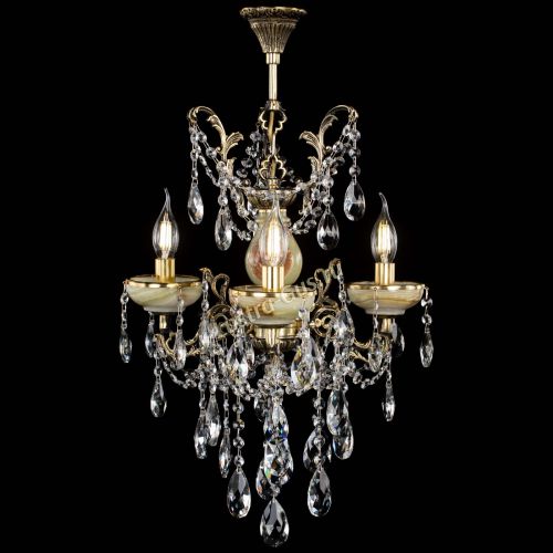 Люстра бронзовая Оникс №3/2 журавлик в Кирове Гусь Хрустальный