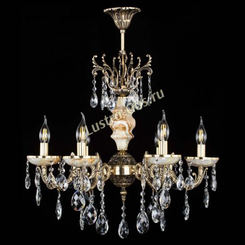 Люстра бронзовая Оникс №6/1 баден в Кирове Гусь Хрустальный