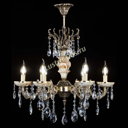 Люстра бронзовая Оникс №6/1 баден в Кирове Гусь Хрустальный