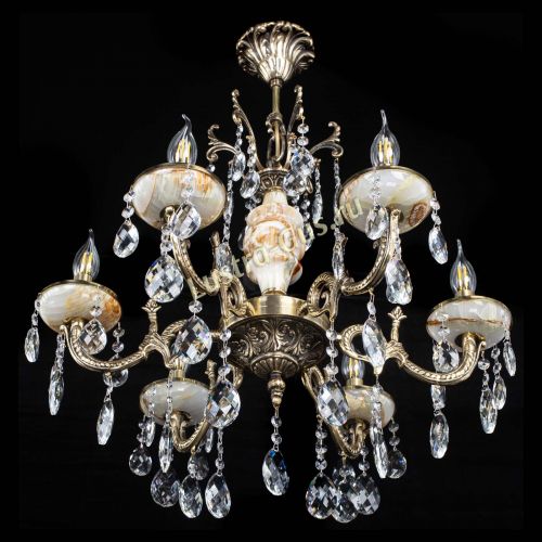 Люстра бронзовая Оникс №6/1 баден в Кирове Гусь Хрустальный