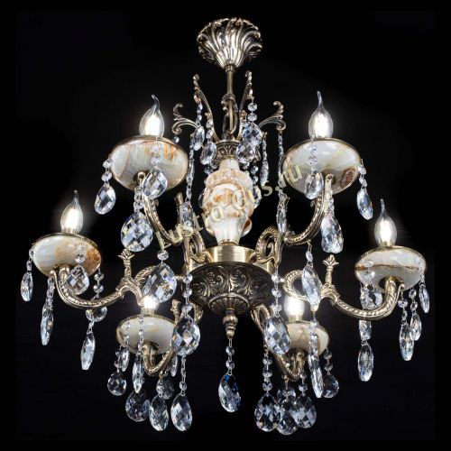 Люстра бронзовая Оникс №6/1 баден в Кирове Гусь Хрустальный