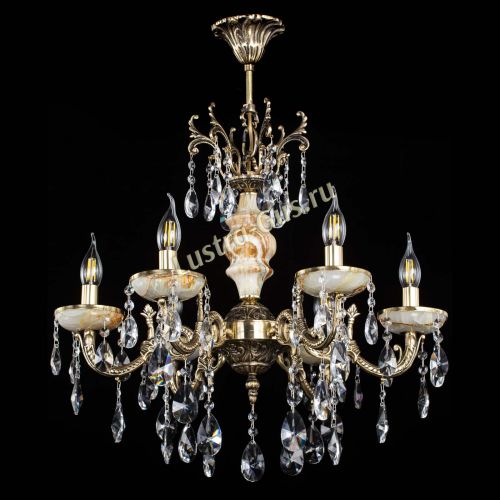 Люстра бронзовая Оникс №6/1 лучик в Кирове Гусь Хрустальный