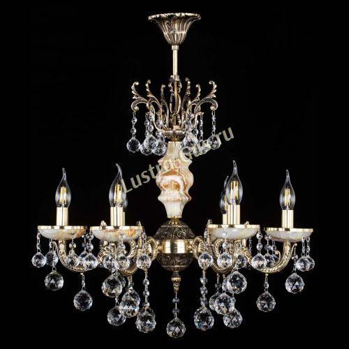 Люстра бронзовая Оникс №6/1 шар в Кирове Гусь Хрустальный