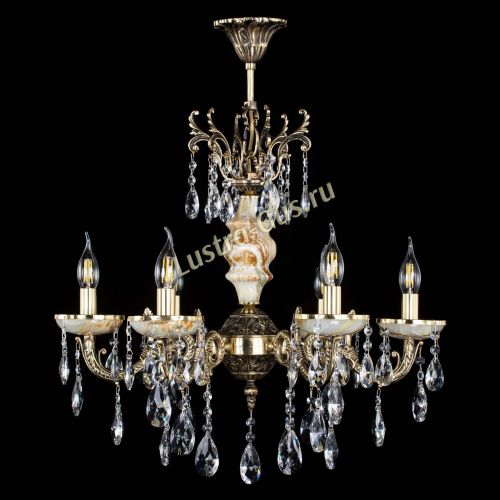 Люстра бронзовая Оникс №6/1 журавлик в Кирове Гусь Хрустальный