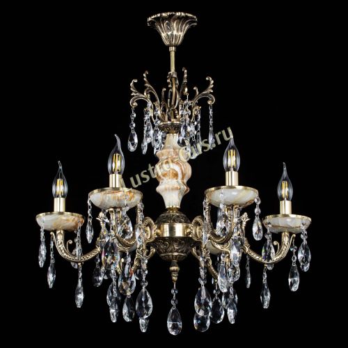 Люстра бронзовая Оникс №6/1 журавлик в Кирове Гусь Хрустальный