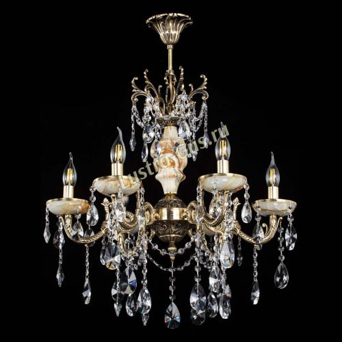 Люстра бронзовая Оникс №6/2 лучик в Кирове Гусь Хрустальный