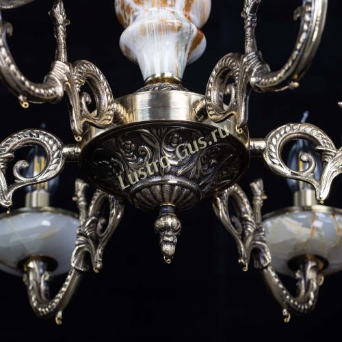 Люстра бронзовая Оникс №6/1 журавлик в Кирове Гусь Хрустальный