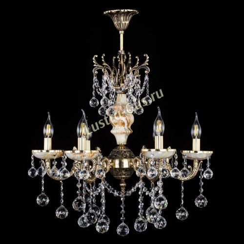 Люстра бронзовая Оникс №6/2 шар в Кирове Гусь Хрустальный