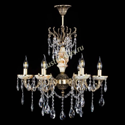 Люстра бронзовая Оникс №6/2 журавлик в Кирове Гусь Хрустальный