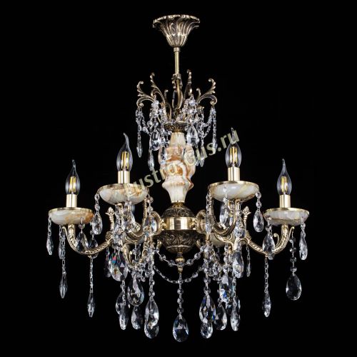 Люстра бронзовая Оникс №6/2 журавлик в Кирове Гусь Хрустальный