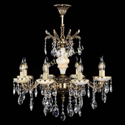 Люстра бронзовая Оникс №8/1 баден в Кирове Гусь Хрустальный