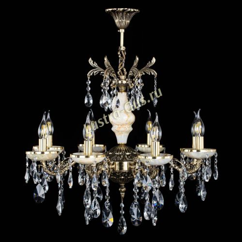 Люстра бронзовая Оникс №8/1 лучик в Кирове Гусь Хрустальный