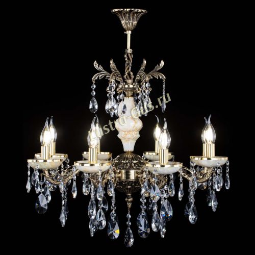 Люстра бронзовая Оникс №8/1 лучик в Кирове Гусь Хрустальный