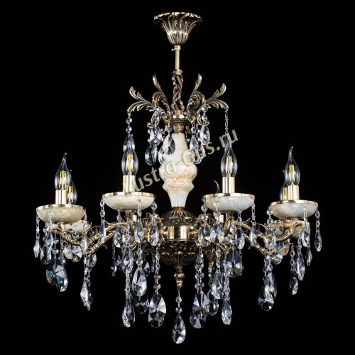 Люстра бронзовая Оникс №8/1 лучик в Кирове Гусь Хрустальный