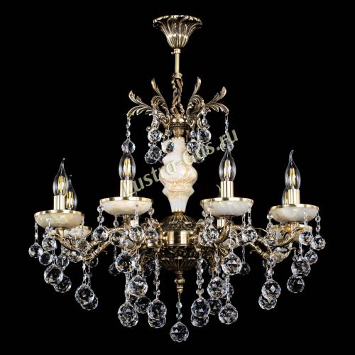 Люстра бронзовая Оникс №8/1 шар в Кирове Гусь Хрустальный