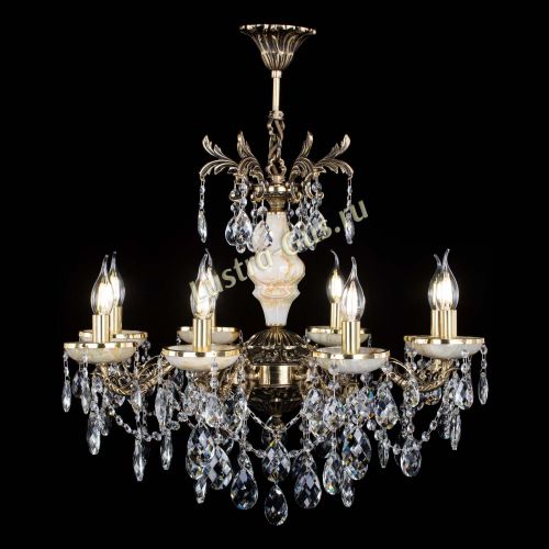 Люстра бронзовая Оникс №8/2 баден в Кирове Гусь Хрустальный