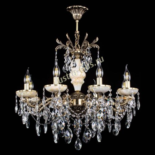 Люстра бронзовая Оникс №8/2 баден в Кирове Гусь Хрустальный