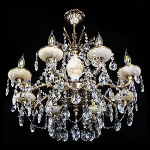 Люстра бронзовая Оникс №8/2 баден в Кирове Гусь Хрустальный