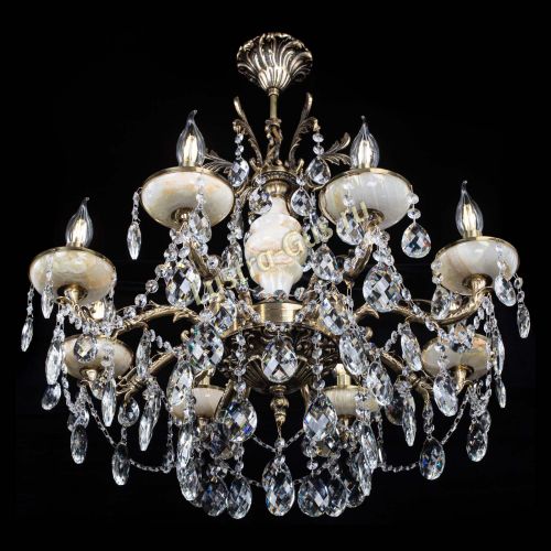 Люстра бронзовая Оникс №8/2 баден в Кирове Гусь Хрустальный