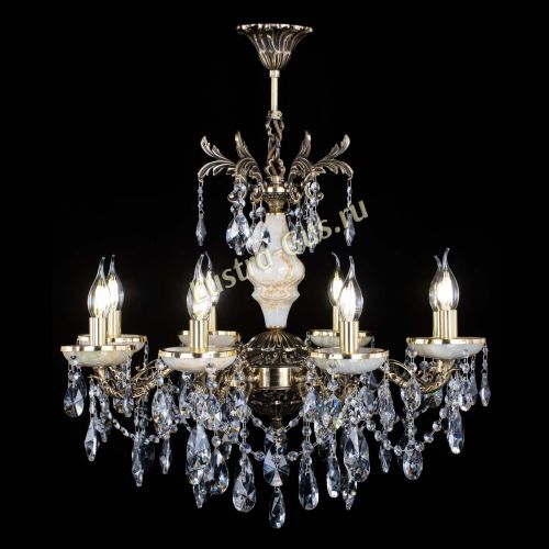 Люстра бронзовая Оникс №8/2 лучик в Кирове Гусь Хрустальный