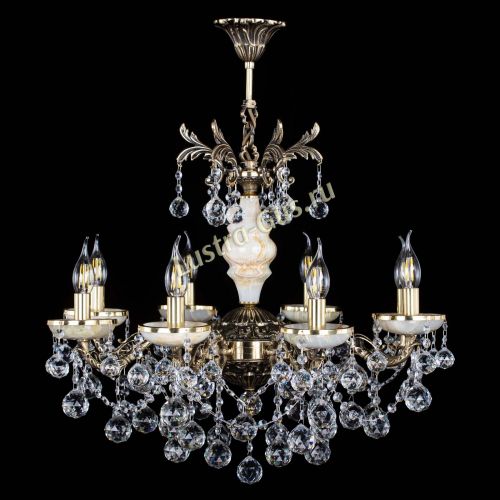 Люстра бронзовая Оникс №8/2 шар в Кирове Гусь Хрустальный