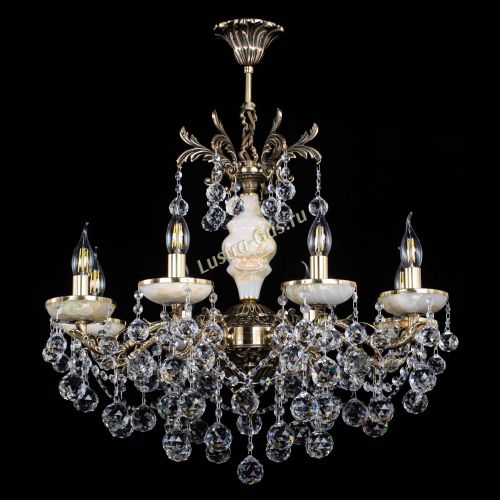 Люстра бронзовая Оникс №8/2 шар в Кирове Гусь Хрустальный